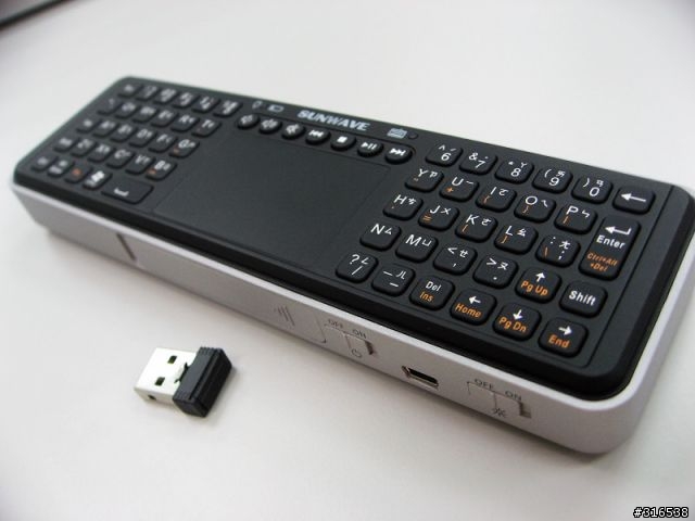 [開箱][設定][應用] SUNWAVE RKM-520 迷你智慧學習遙控鍵鼠組 (Wireless Mini Keyboard Mouse)