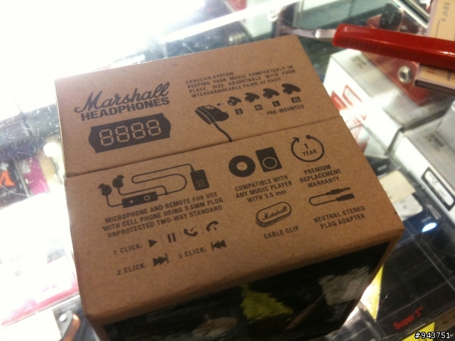 Marshall Minor 耳塞式耳機開箱 對應iPhone