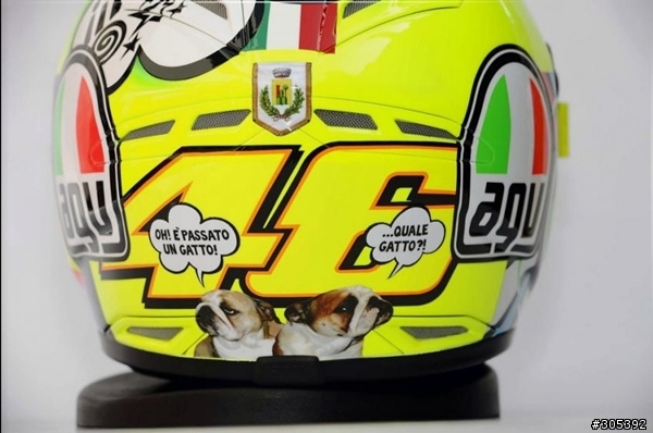 猴王(ROSSI)戰盔主場Misano GP新圖裝
