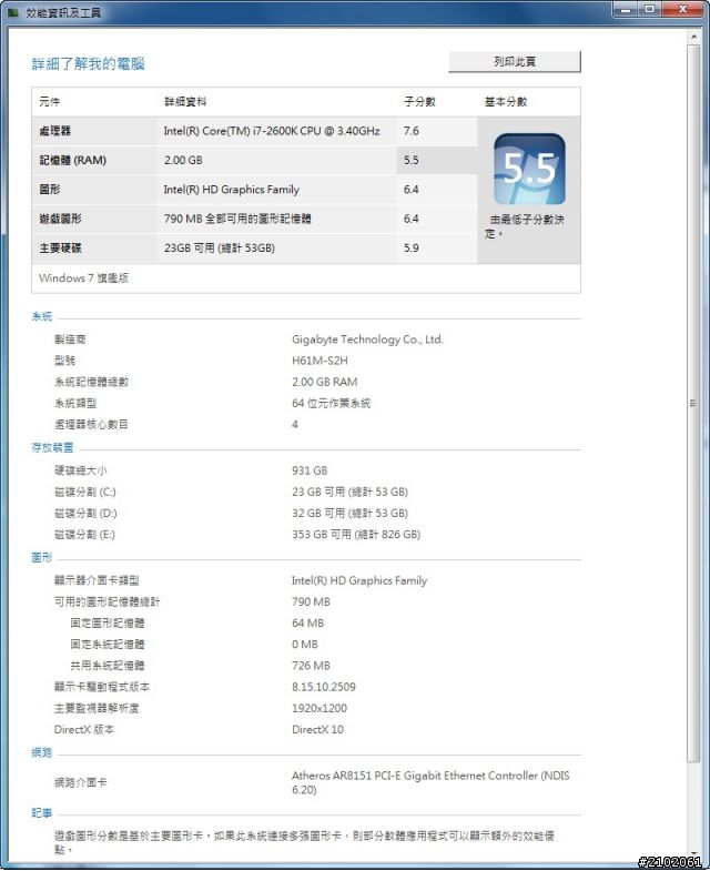 分享HTPC實現 - H61M-S2H + 2600K玩XBMC Media Center