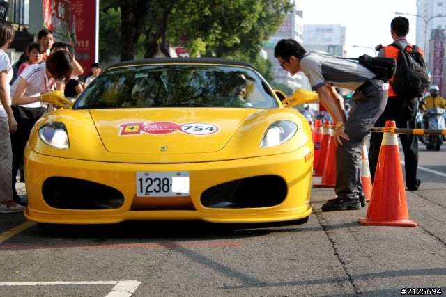 法拉利第3屆拉力賽 車主報到集合(圖多)