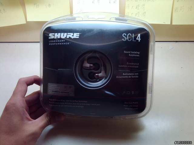 [開箱]停產的美好聲音shure scl4