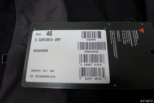 開箱-DAINESE G. XANTUM D-DRY 冬季防寒防摔衣