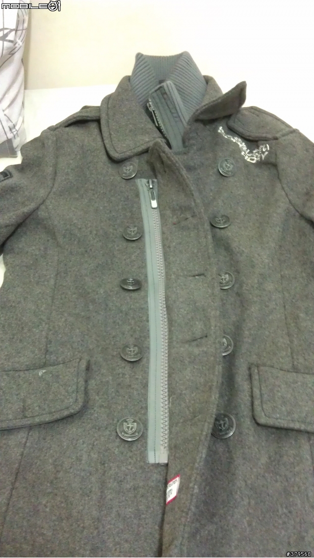 [實穿圖已補上][圖多注意]一次開兩件 Superdry Classic Pea Coat +River Island Grey Biker Leather Jacket