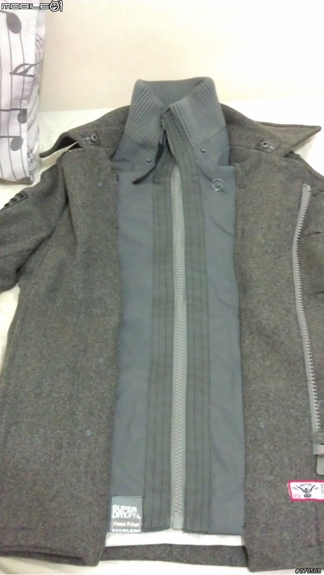 [實穿圖已補上][圖多注意]一次開兩件 Superdry Classic Pea Coat +River Island Grey Biker Leather Jacket