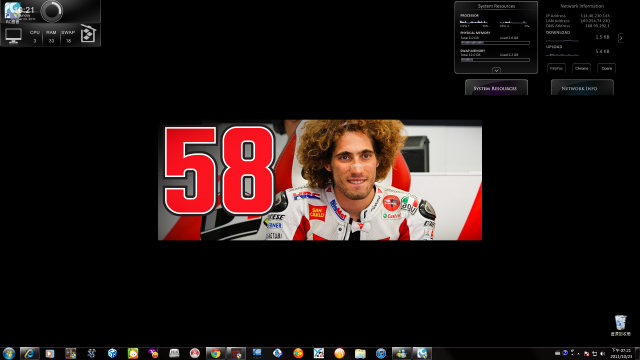 祝福Marco Simoncelli一路好走,希望將來我老了,能夠在看到你回來賽車場上!!!