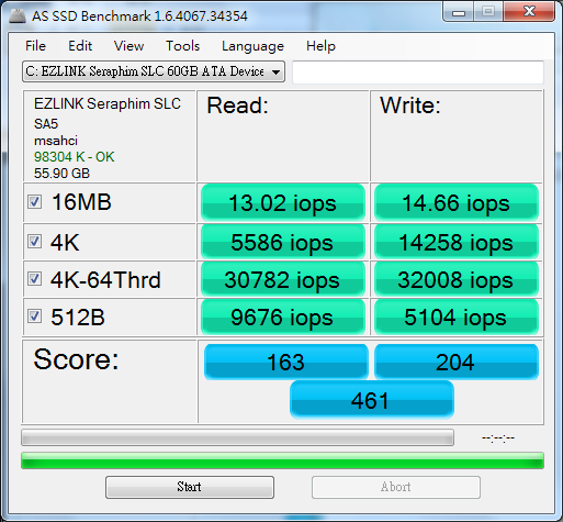 <簡測>EZLINK Seraphim SLC 60GB vs EZLINK Violet-E SLC 64GB