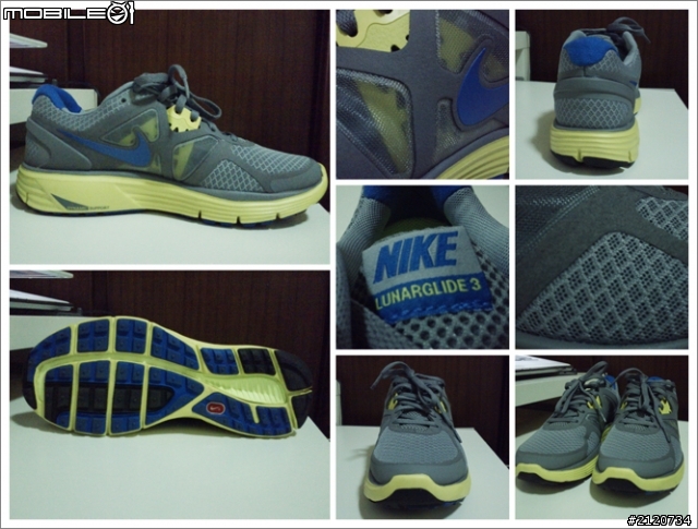 新版Nike LunarGlide+ 3 慢跑鞋開箱與路跑實測