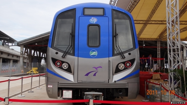 機場捷運電聯車展示，圖多