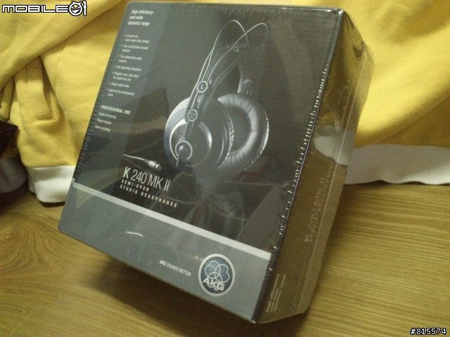 [開箱] 不是很稀有的AKG  K240 MKII  ~ 新手不專業亂開 (滾)
