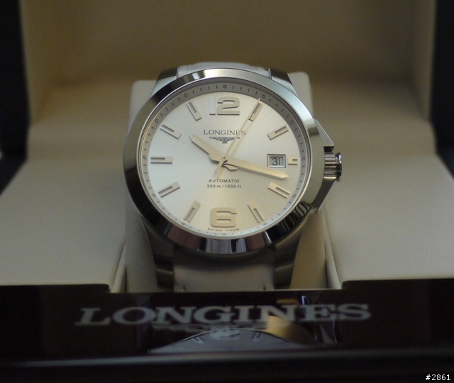 <開箱>生平第一次開箱~~LONGINES 海洋征服者300米機械錶