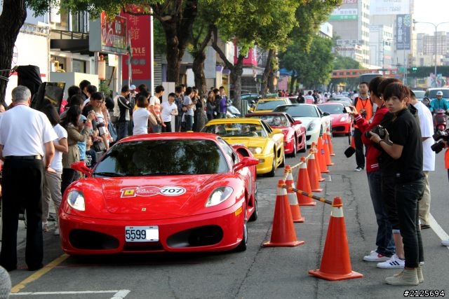 法拉利第3屆拉力賽 車主報到集合(圖多)