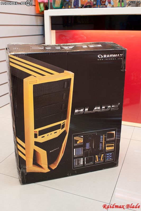 [開箱]Raidmax Blade黑紅巨劍機殼 外型犀利開箱