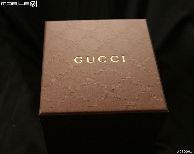 [開箱]GUCCI g-frame collection 緹花紋手錶