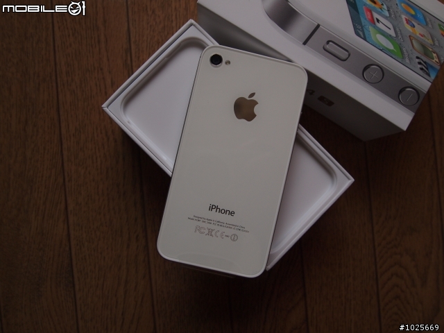 au iphone4S 64G white開箱文^^