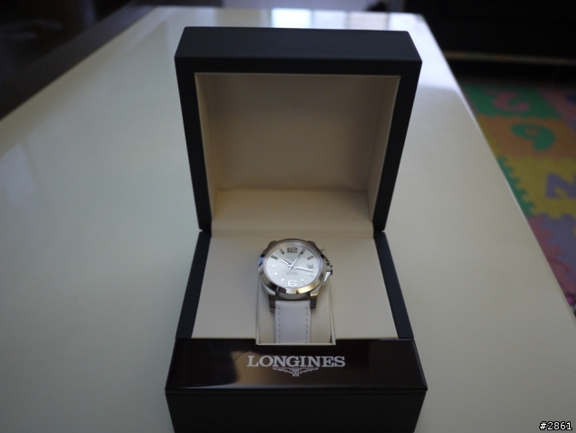 <開箱>生平第一次開箱~~LONGINES 海洋征服者300米機械錶
