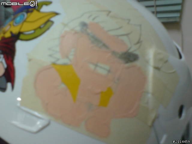 【創作】不專業手繪海賊安全帽
