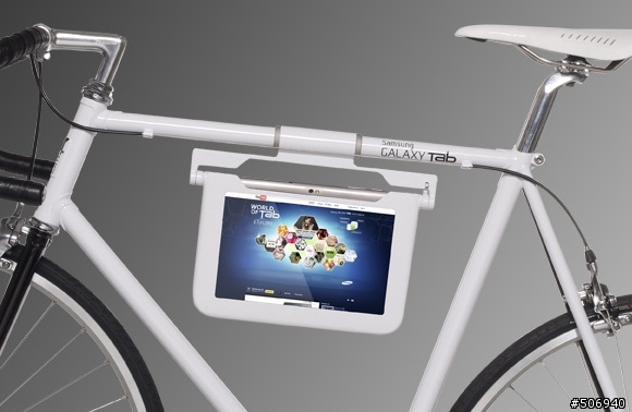 三星為TAB 10.1量身打造的自行車