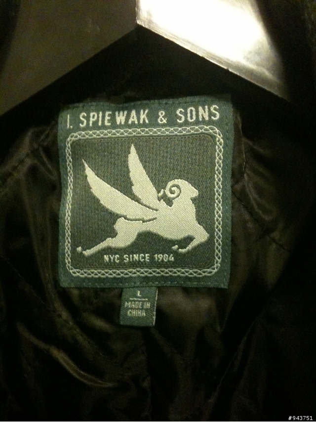 SPIEWAK  雙排扣 灰色海軍外套