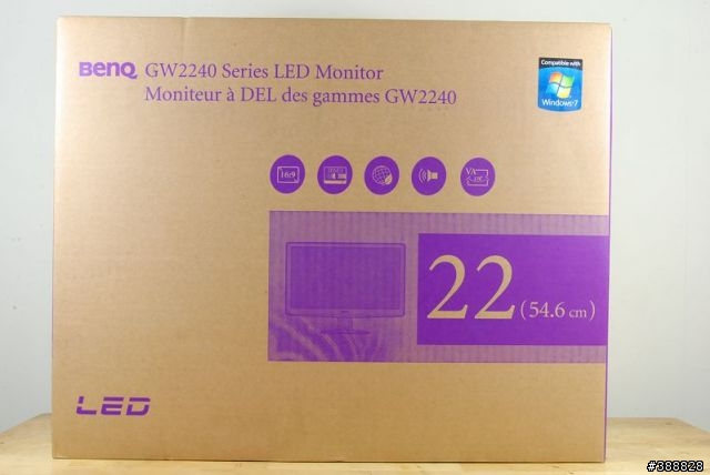 高真實對比5000:1 VA螢幕-BenQ GW2240開箱試用