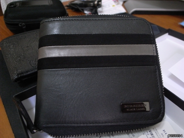 [開箱] 日本BURBERRY BLACK LABEL 男士皮夾 分享文