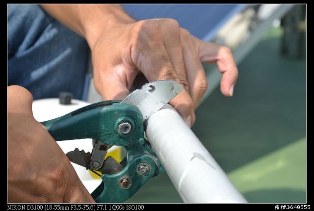 我家太陽能熱水器完工