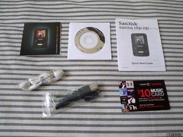 ［開箱］Sandisk Sansa Clip Zip mp3隨身聽 (小巧/功能兼備)