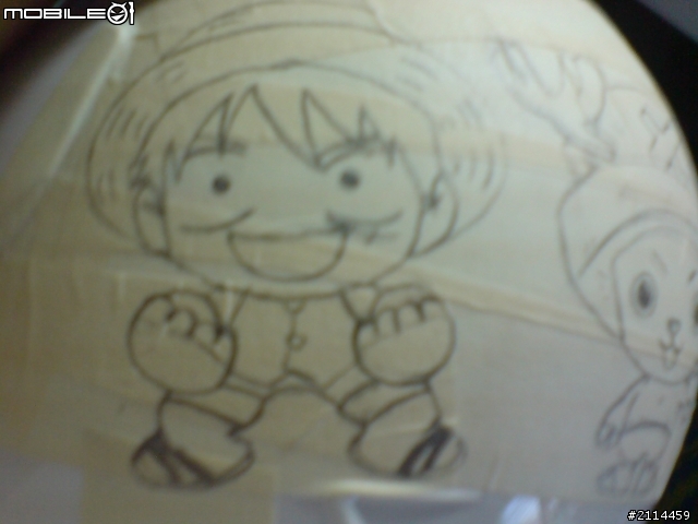 【創作】不專業手繪海賊安全帽