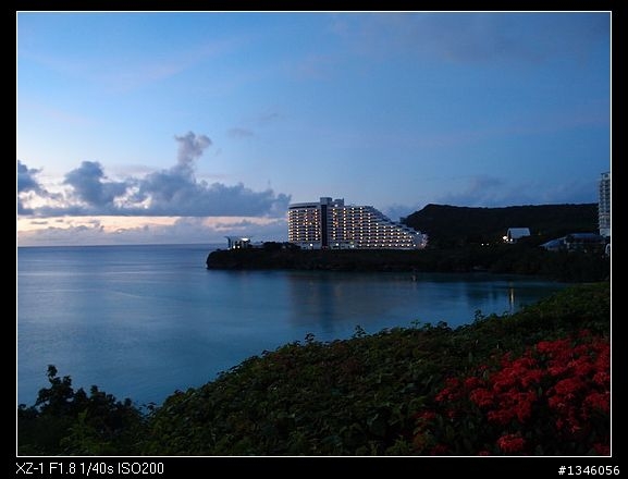A77滿月與關島的第一次接觸