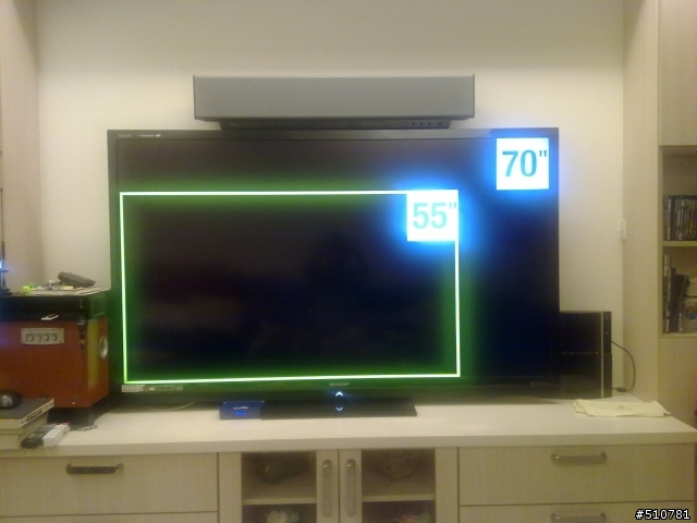 簡單開箱 SHARP LC-70LE735U 10/8補圖