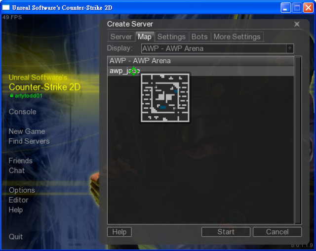 CS2D-To Be A Awper 第五篇&BOT練習
