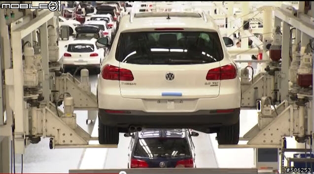 （Wolfsburg)工廠VW Touran的產線與Tiguan的產線基本上重疊