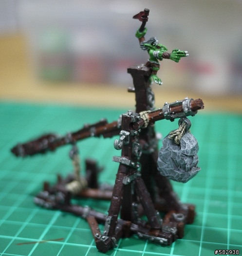 第一個戰棋作品"哥布林投石機"
