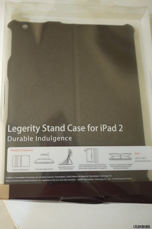 [開箱] 分享滿意度100理想iPad2保護套---Luxa2 iPad 2 Legerity Stand Case  (圖)