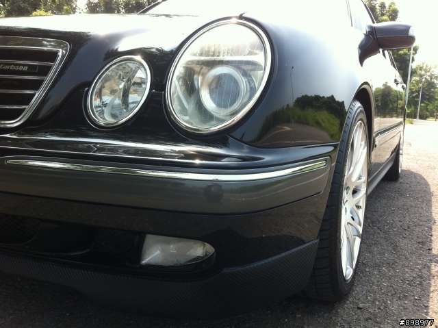 W210 Carlsson look 下包包覆卡夢貼紙 (看慣新車者請勿進入)