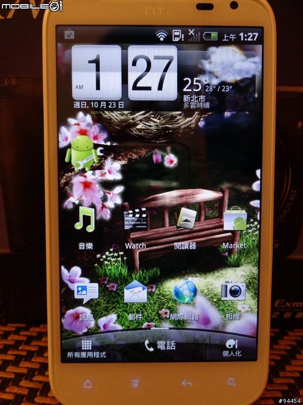 與 HTC Sensation XL 的邂逅與簡測
