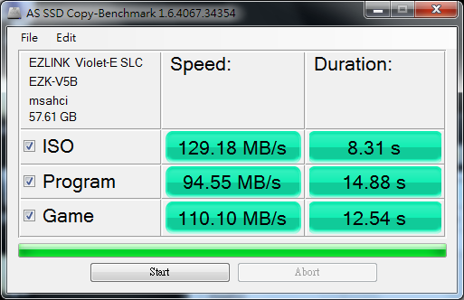 <簡測>EZLINK Seraphim SLC 60GB vs EZLINK Violet-E SLC 64GB