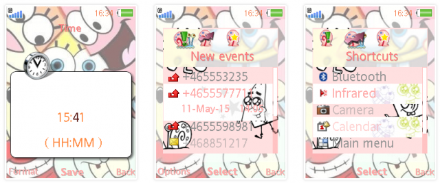 240*320 // 海綿寶寶主題 :)