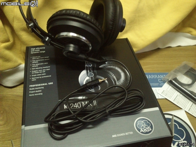 [開箱] 不是很稀有的AKG  K240 MKII  ~ 新手不專業亂開 (滾)
