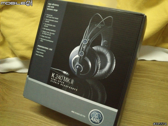[開箱] 不是很稀有的AKG  K240 MKII  ~ 新手不專業亂開 (滾)