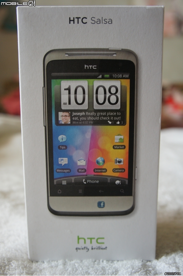 HTC Salsa 騷莎 Facebook 臉書機 簡易開箱
