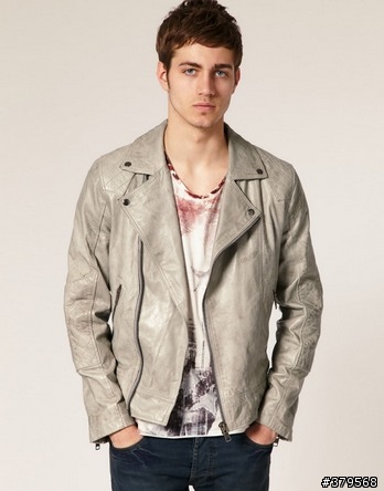 [實穿圖已補上][圖多注意]一次開兩件 Superdry Classic Pea Coat +River Island Grey Biker Leather Jacket