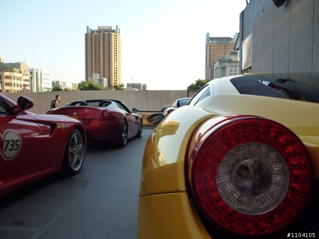 法拉利第三屆拉力賽第一站 台中亞緻大飯店!