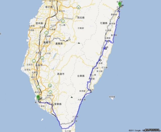4天3夜 機車環島之 1195 km !!