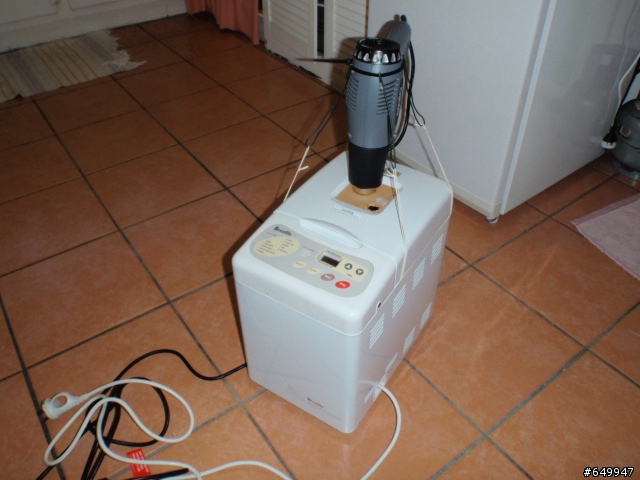 熱風槍+麵包機＝烘咖啡機 (aka Corretto)