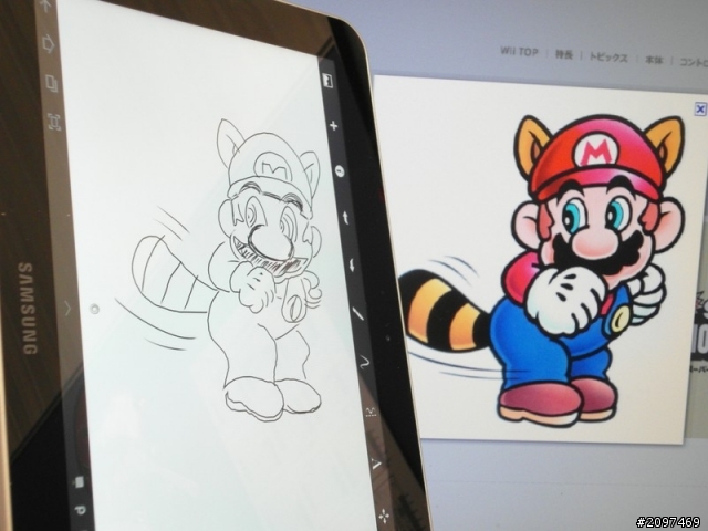 Bamboo觸控筆真的蠻好用~拿來配Tab 8.9畫圖剛剛好