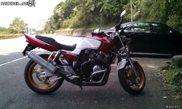 新手小CB400 紅白特式版   東眼山獨跑