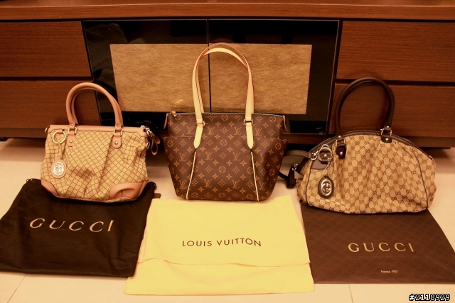 [開箱] 歐洲買回的2個GUCCI包(Sukey 系列)與1個LV包(經典TOTALLY系列)