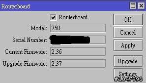 MikroTik RouterBoard(RouterOS) RB750自動重開