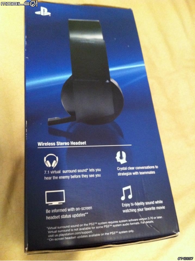 [分享]官方PS3無線7.1聲道耳機